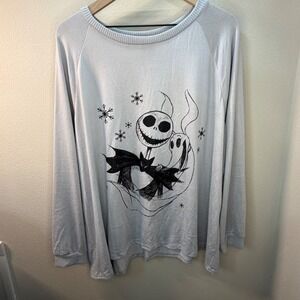 Disney The‎ Nightmare Before Christmas Jack Skellington Ghost Top Sleepwear 3X
